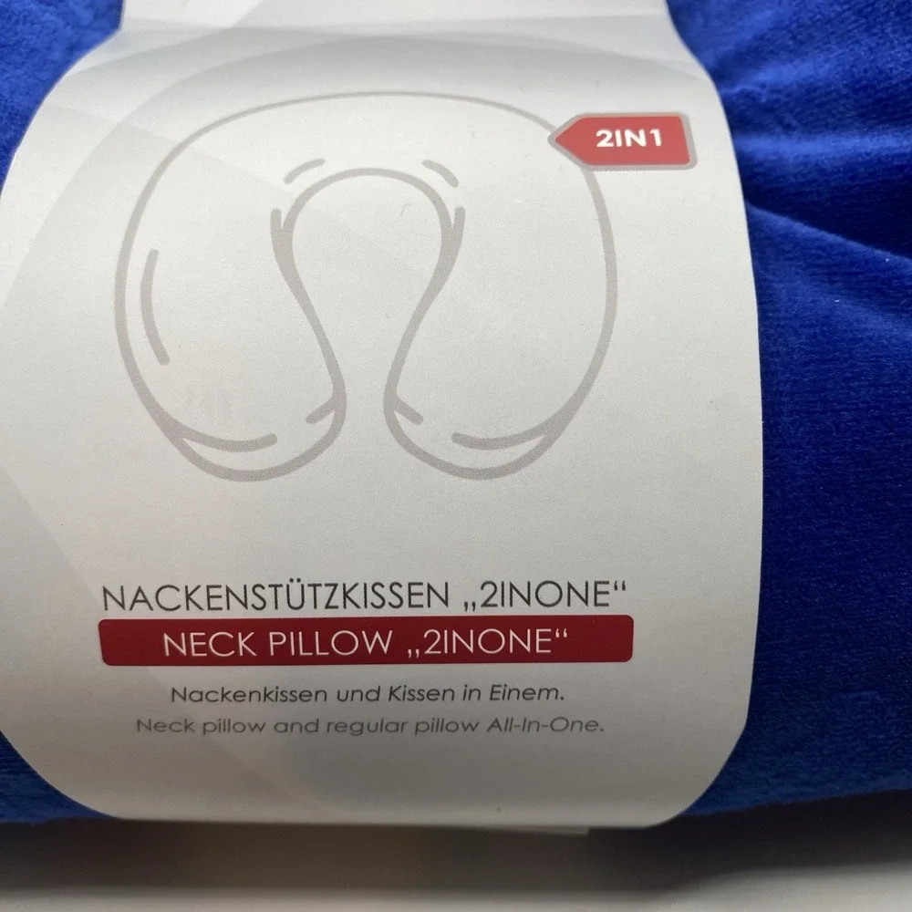 Memory Foam U Shaped Travel‎ Sleep Pillow Neck Support Head Back Cushion Blue